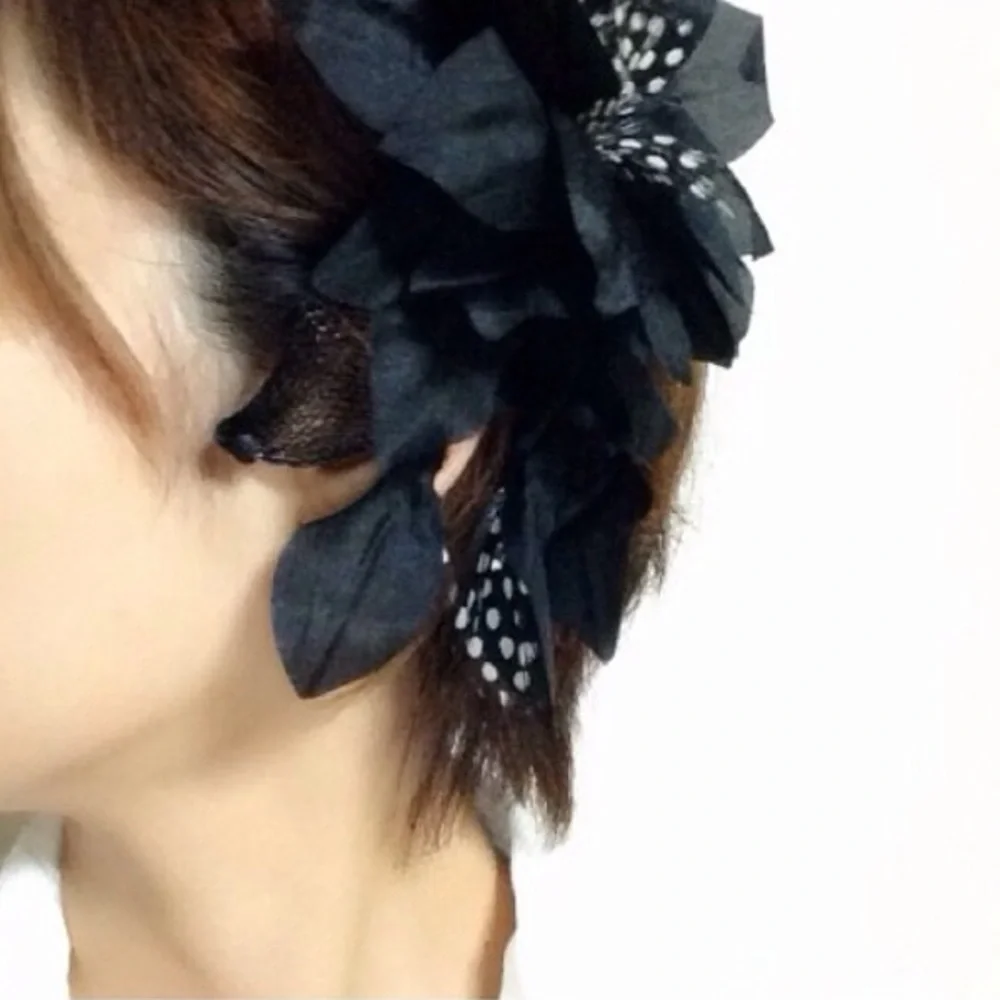 Colette Malouf Black Swan Headband